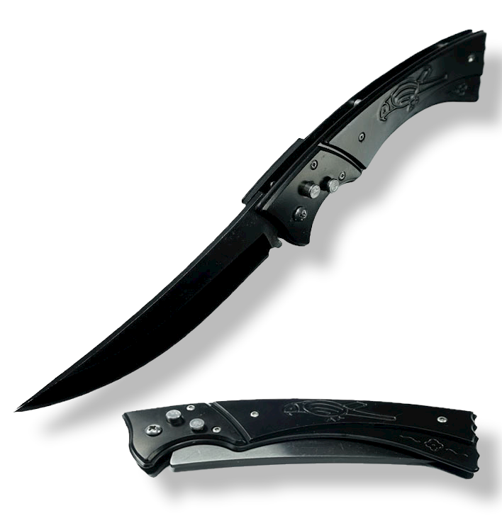 NAVAJA INVENCIBLE BLACK PARROT AUTOMÁTICA APERTURA INMEDIATA AJ88 ACERO - 2
