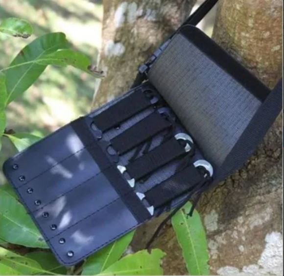 LANZADOR INVENCIBLE 4 CUCHILLO QUIRÚRGICO 440 CON BOLSO AF89 ACERO - 2