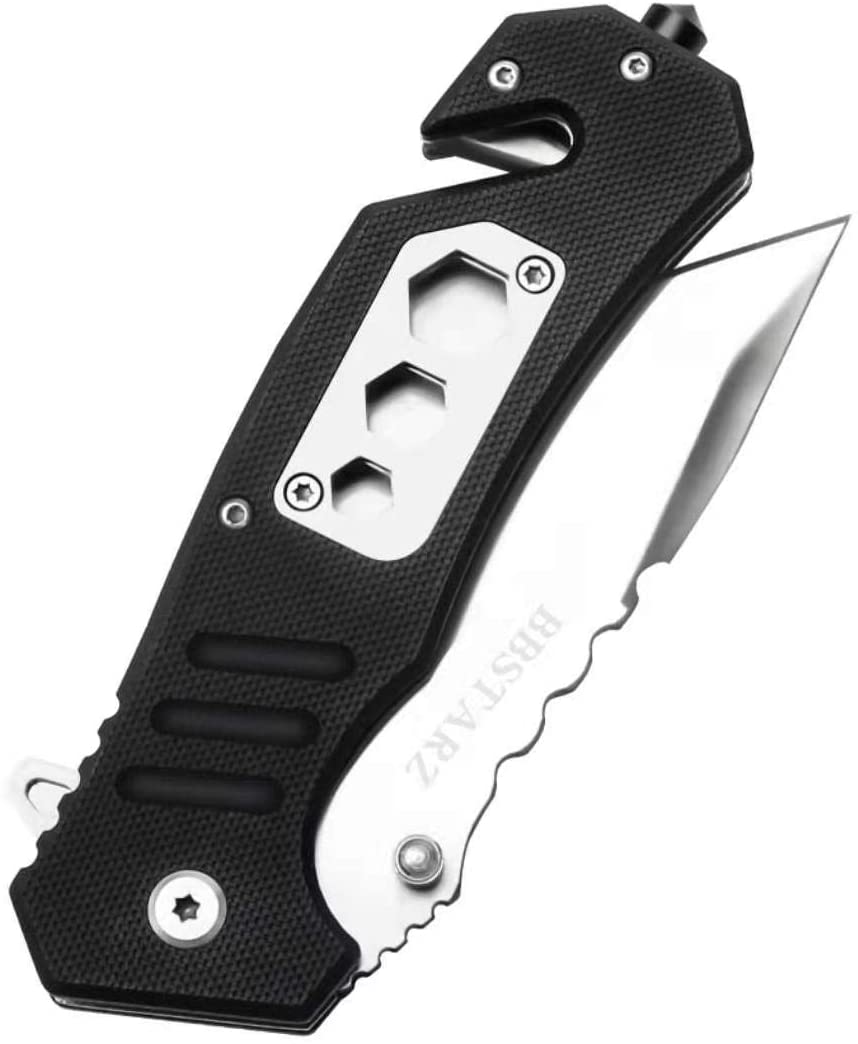 CUCHILLO INVENCIBLE NAVAJA TÁCTICA CAMPING BLACK DEMON AE86 ACERO - 2