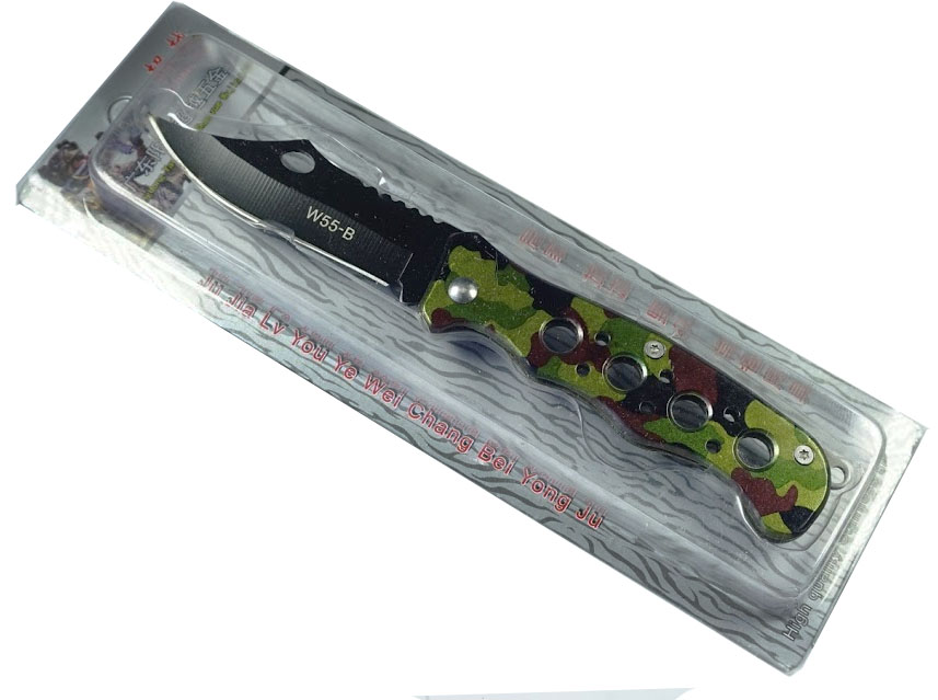 NAVAJA INVENCIBLE SUPERVIVENCIA MILITARY CAMUFLAGE W55-BR AJ92 ACERO - 2
