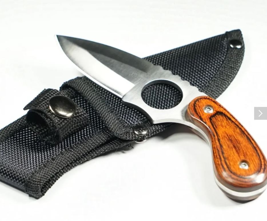 NAVAJA INVENCIBLE KARAMBIT SURVIVER + FUNDA AF87 ACERO - 2