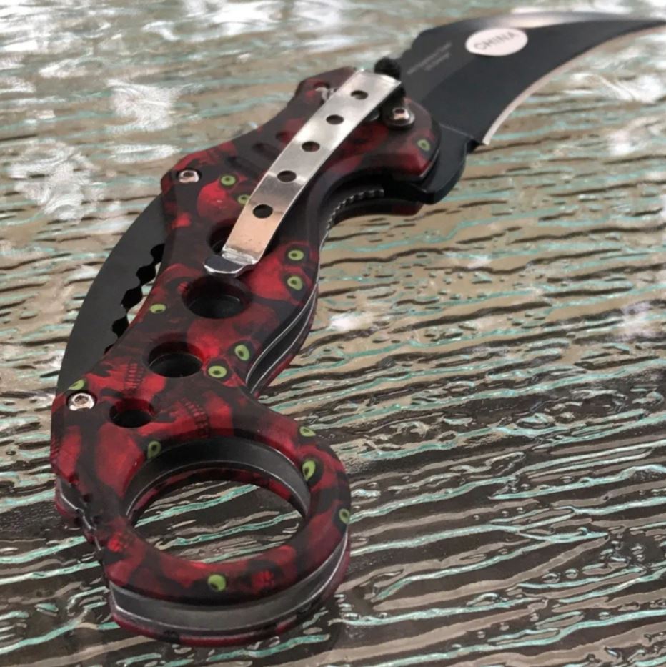NAVAJA INVENCIBLE KARAMBIT COMBATE Z KILLER ZOMBIE AG73 ACERO - 3