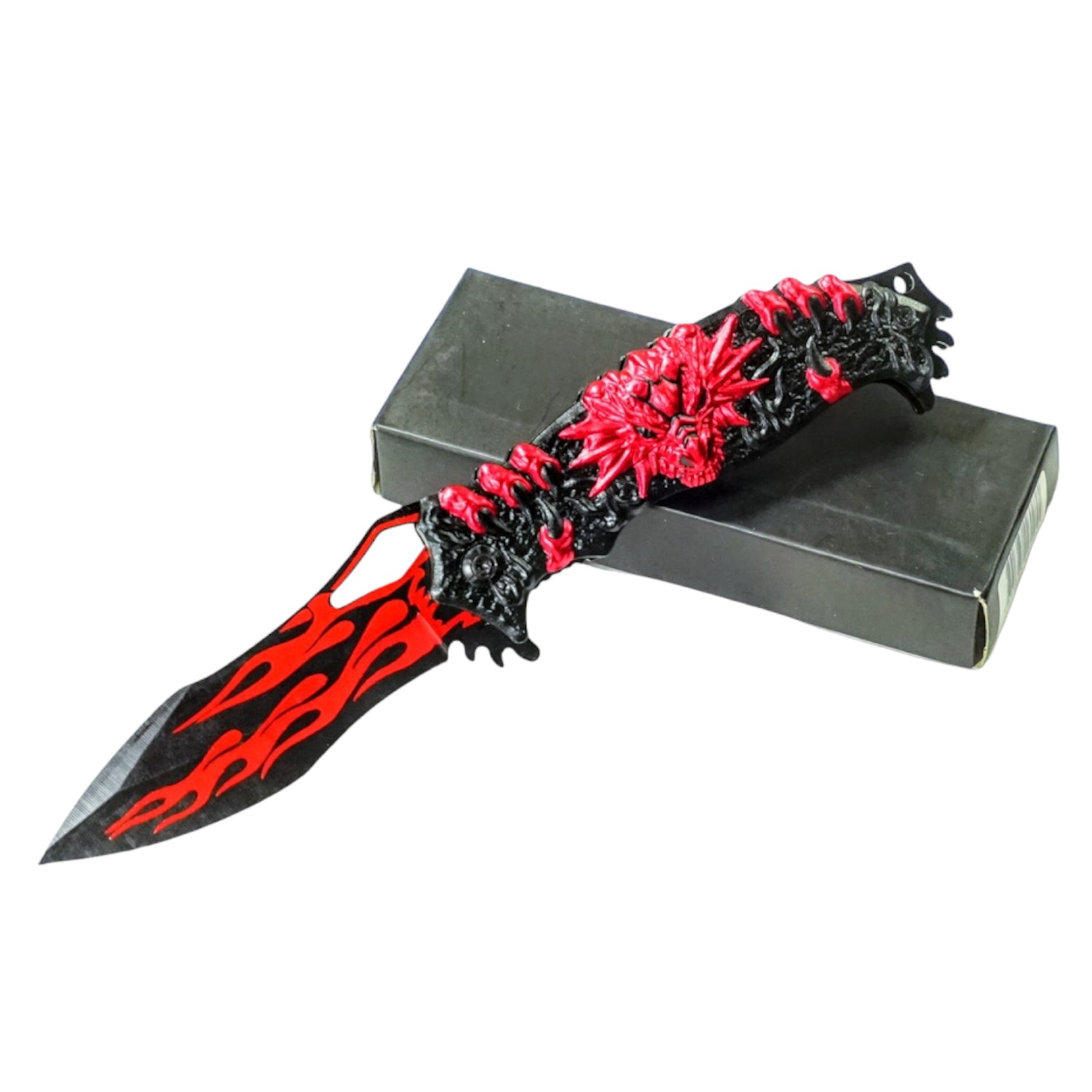 CUCHILLO INVENCIBLE SUPERVIVENCIA DEMON ON FIRE AL78 ACERO - 2