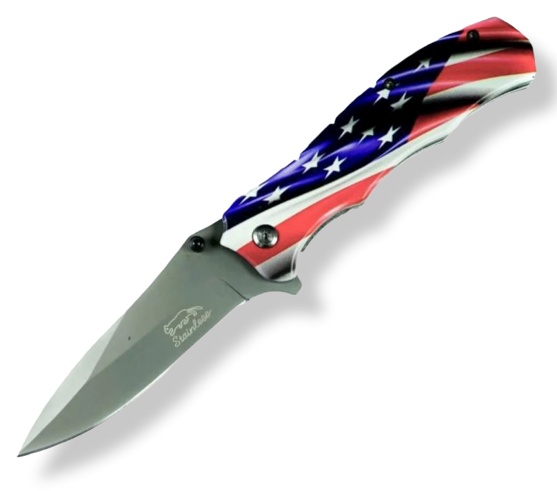 NAVAJA INVENCIBLE CORTAPLUMA SUPERVIVENCIA MR AMÉRICA AK46 ACERO - 2