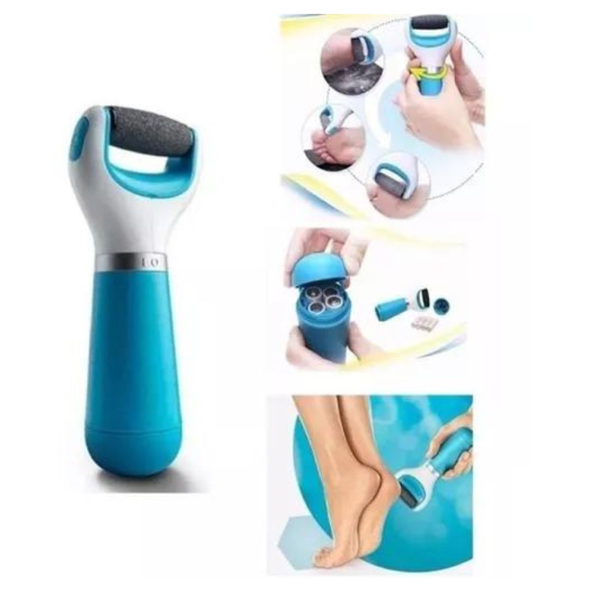 MÁQUINA CUERPO INVENCIBLE REMOVEDOR CALLOS RODILLO ELECTRICO EXFOLIADORA NB38 - 4