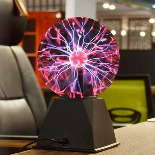 LÁMPARA INVENCIBLE PLASMA TESLA RAYOS SENSIBLE AL TACTO EFECTO TESLA MX13 - 4