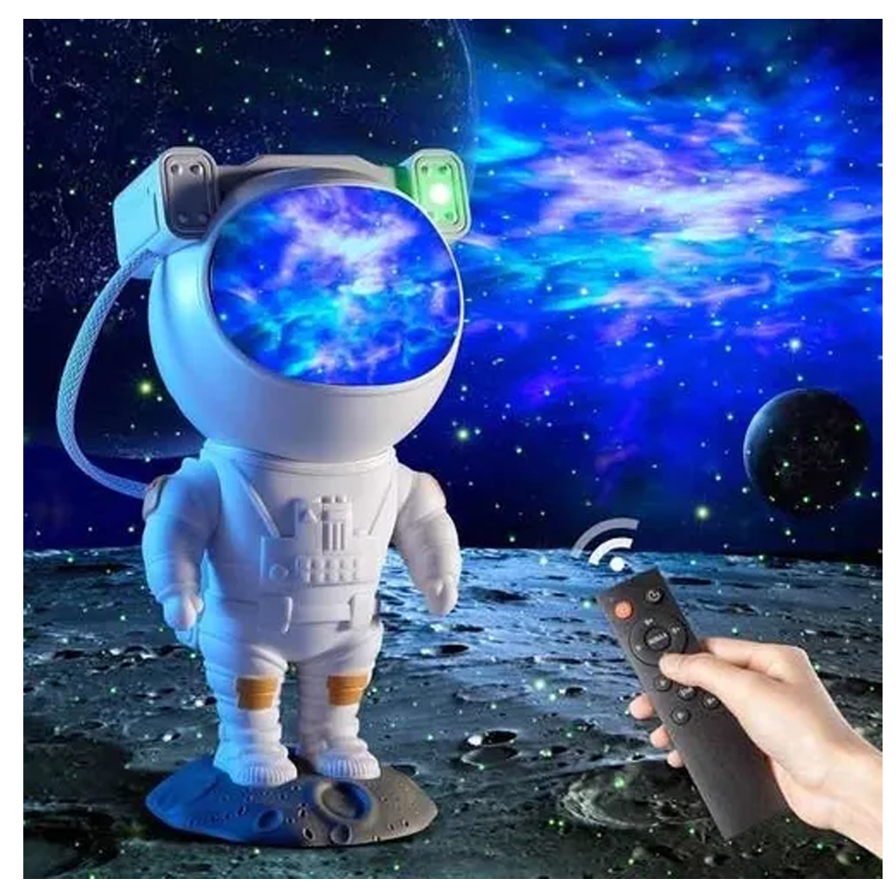 LÁMPARA INVENCIBLE PROYECTOR ASTRONAUTA GALAXIA NEBULOSA MZ67 - 1