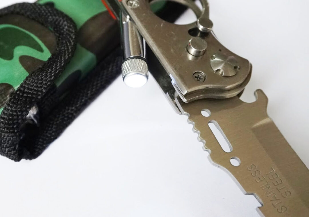 CUCHILLO INVENCIBLE NAVAJA CORTAPLUMA AK47 PRINCESAS AH22 ACERO - 4