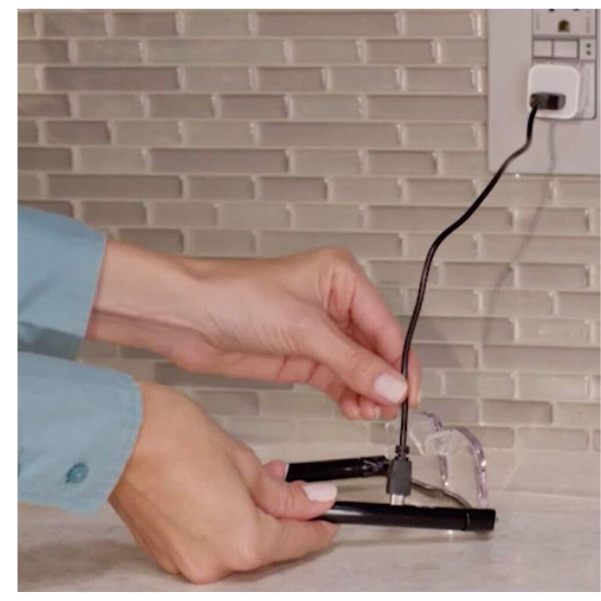 LENTES INVENCIBLE LUPA LED BLOQUEA LUZ AZUL 1 RECARGABLE NA89 - 7