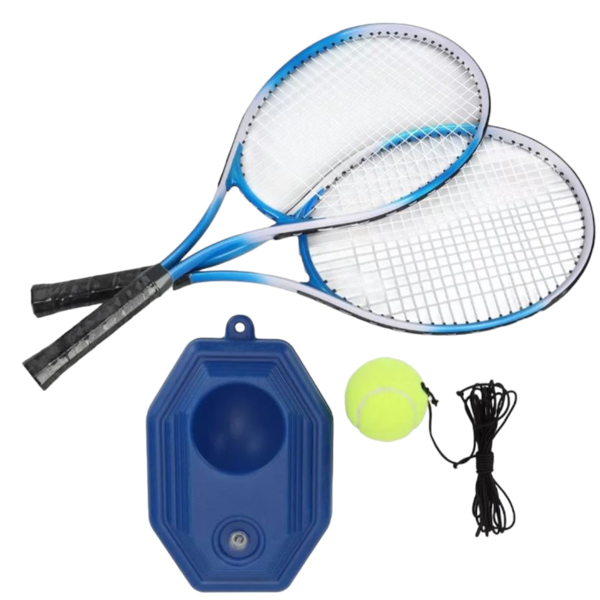 KIT ENTRENAMIENTO TENIS INVENCIBLE RAQUETA EQUIPO NIÑOS NB71 TENNIS - 3