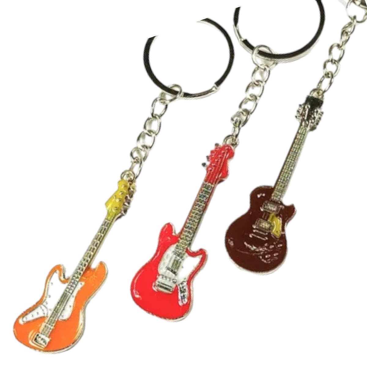 LLAVERO GUITARRA ELECTRICA COMBO 3 COLORES AG95 - 3