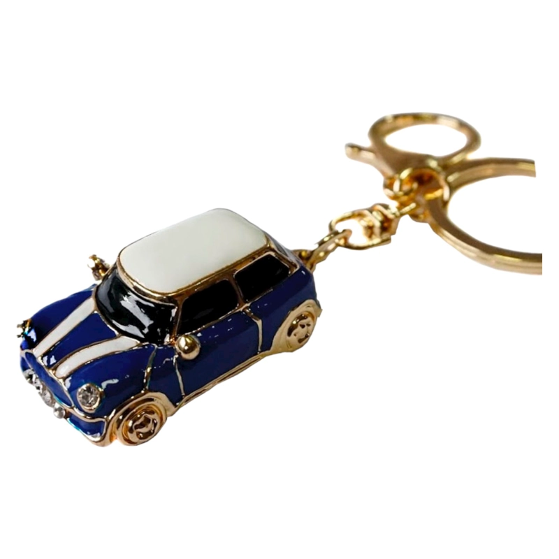 LLAVERO METALICO RETRO MINI CORD BLING BLING AJ48 - 2
