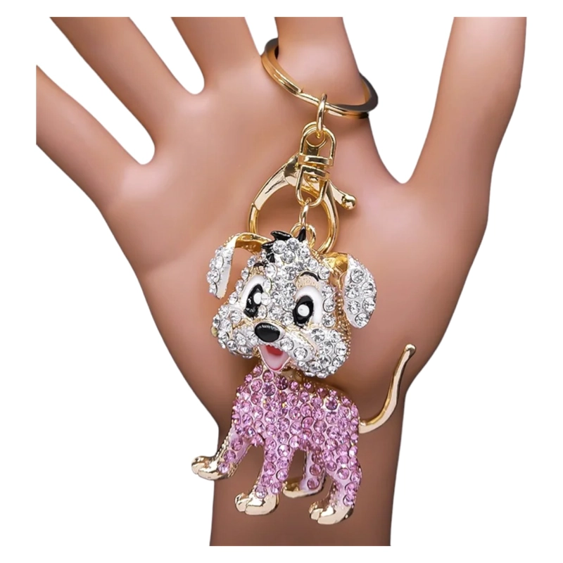 LLAVERO PERRITO FIFI CRISTALES AJ46 - 2