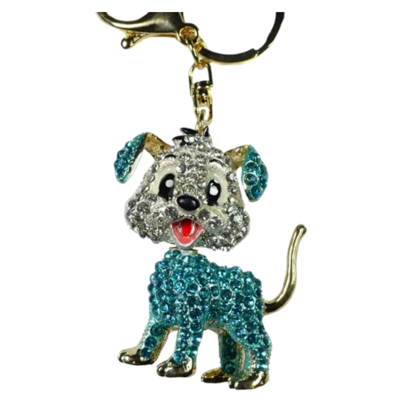 LLAVERO PERRITO FIFI CRISTALES AJ46 - 4