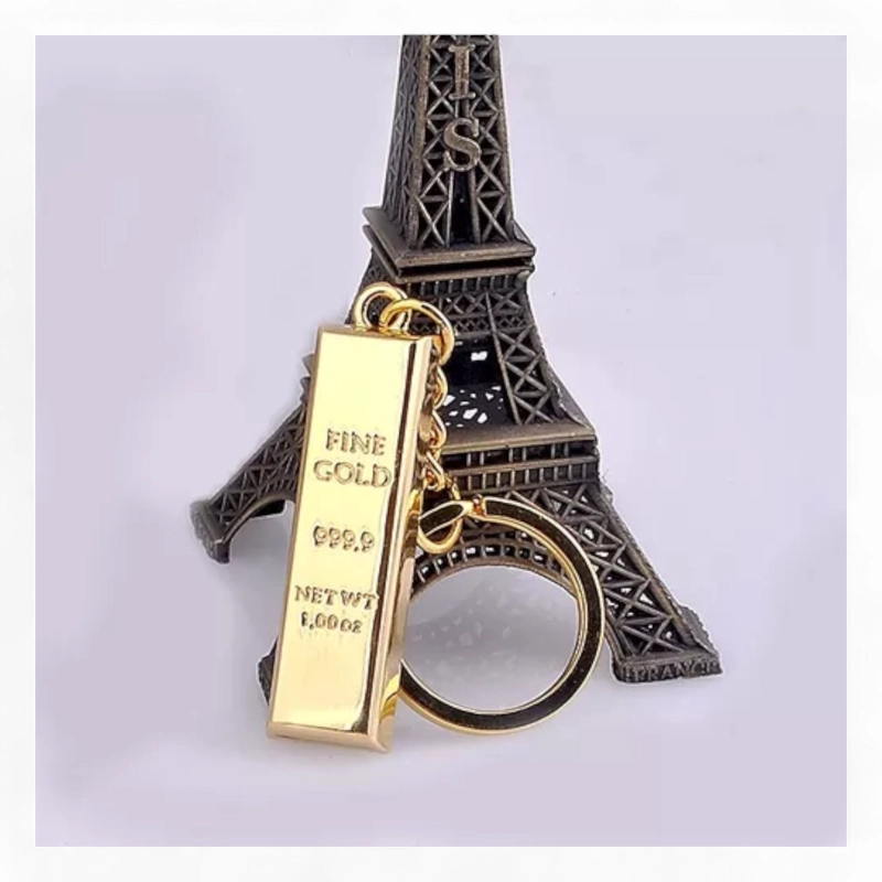 LLAVERO LINGOTE 999.9 FINE GOLD AL28 - 4