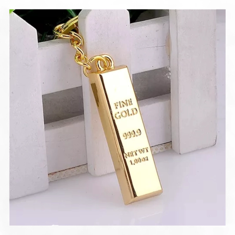 LLAVERO LINGOTE 999.9 FINE GOLD AL28 - 5