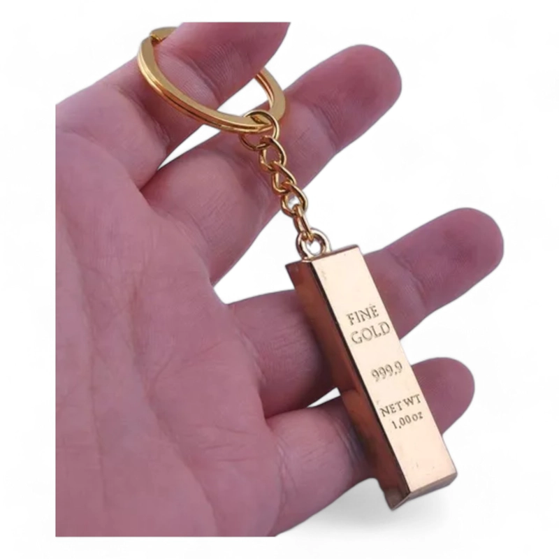 LLAVERO LINGOTE 999.9 FINE GOLD AL28 - 6