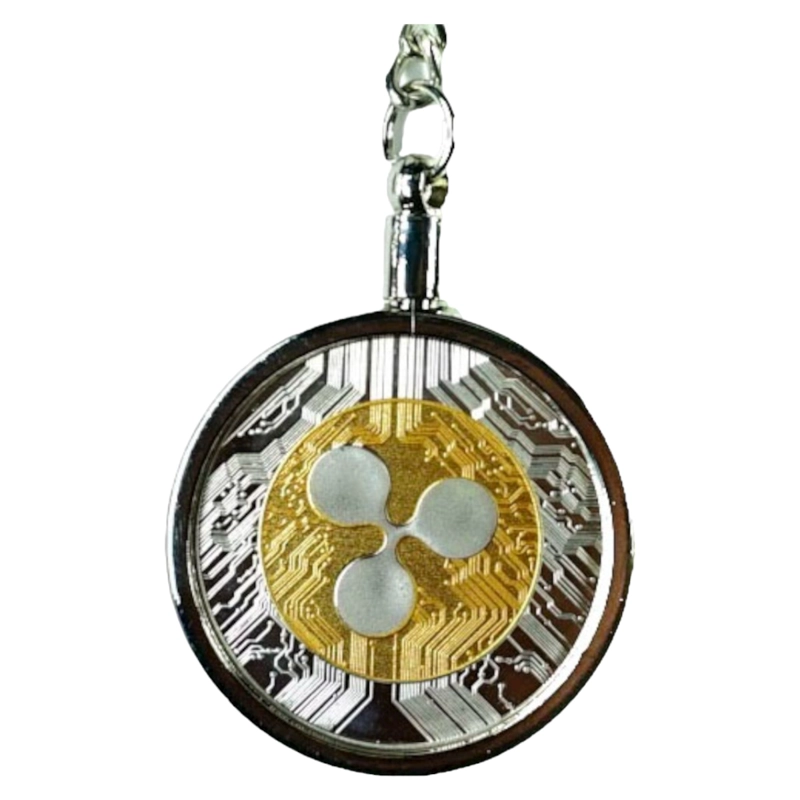 LLAVERO RIPPLE BIMETAL DE LUJO AJ44 - 1