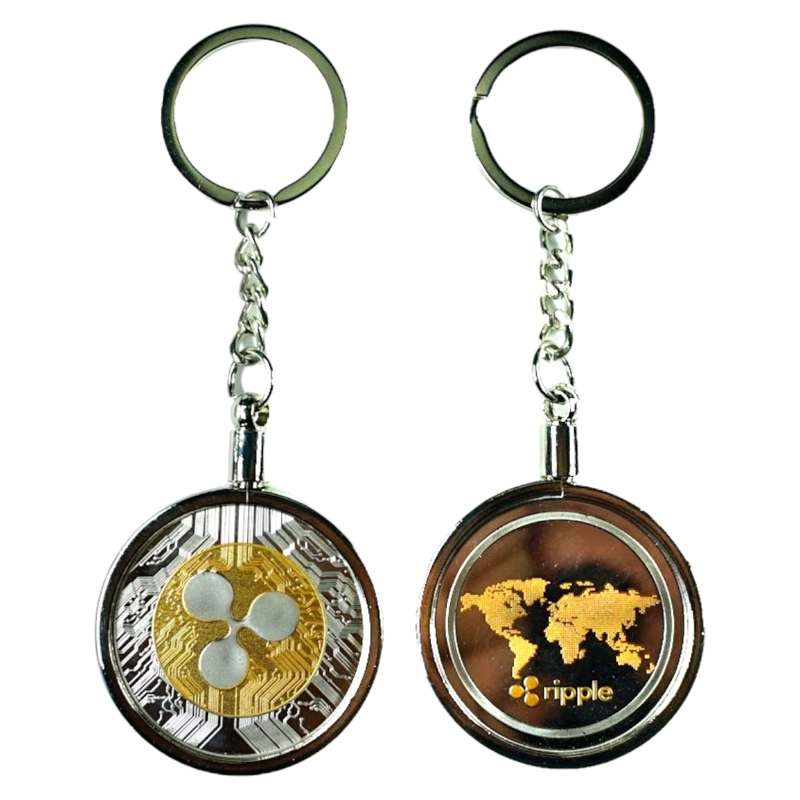 LLAVERO RIPPLE BIMETAL DE LUJO AJ44 - 3
