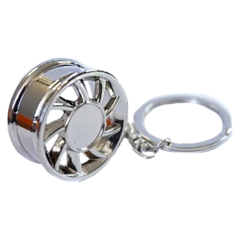 LLAVERO  RIN AUTO DEPORTIVO PLATEADO AB82 - 2