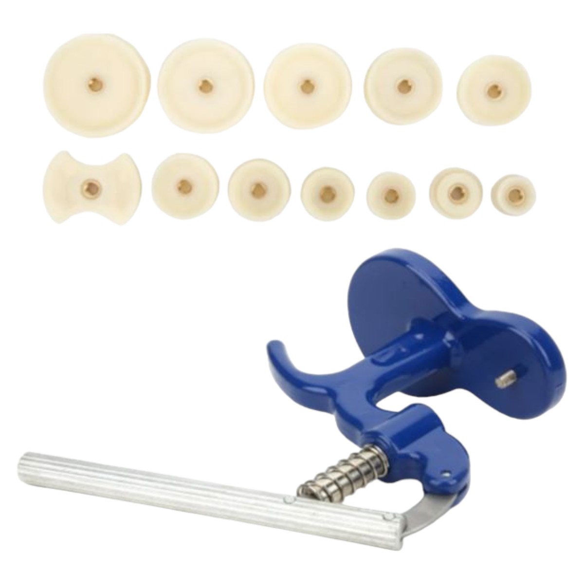 KIT INVENCIBLE PRENSA TAPA RELOJES PULSERA + TROQUELES HERRAMIENTA AL64 - 3