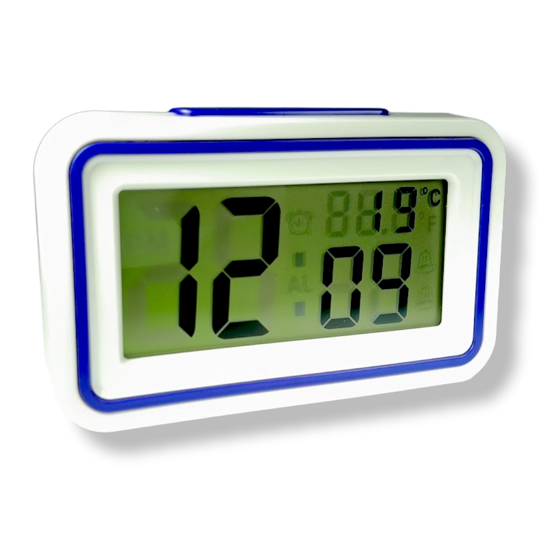 RELOJ DESPERTADOR PARLANTE ESPAÑOL BLUE LINE AN67 - 1