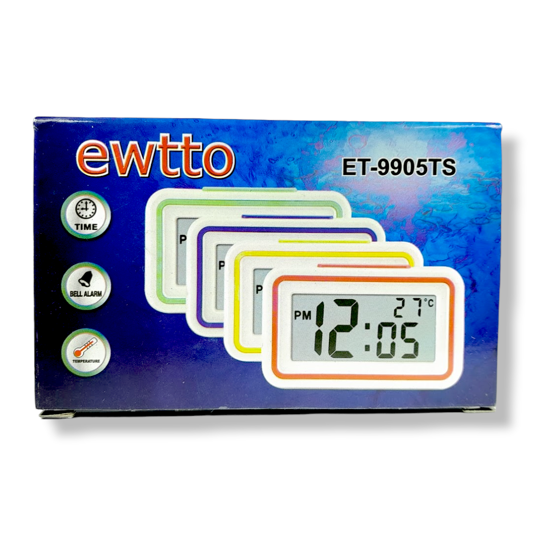 RELOJ DESPERTADOR PARLANTE ESPAÑOL BLUE LINE AN67 - 4