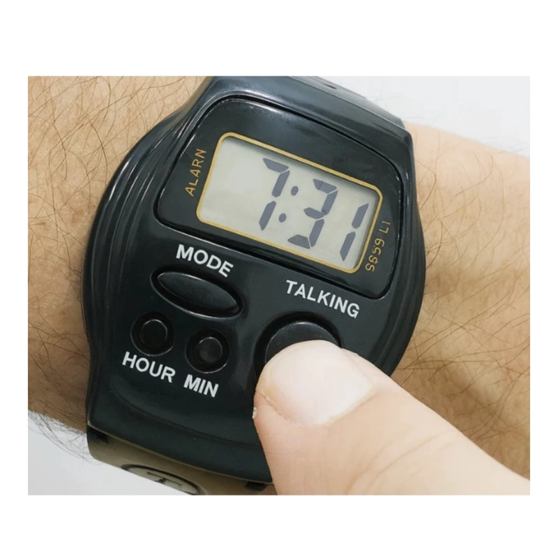 RELOJ DE PULSERA INVENCIBLE PARLANTE EN ESPAÑOL CIEGOS - 1
