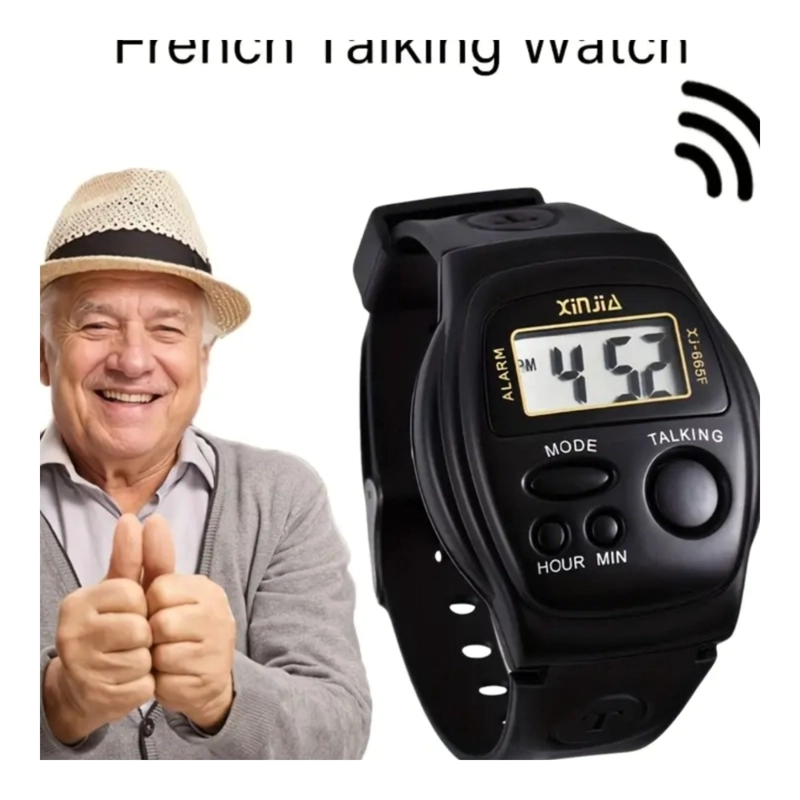 RELOJ DE PULSERA INVENCIBLE PARLANTE EN ESPAÑOL CIEGOS - 3