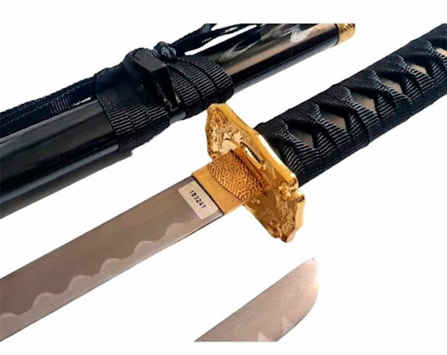 KATANA CEREMONIAL SEPPUKU SAMURAI NUM SERIAL AR10 - 2