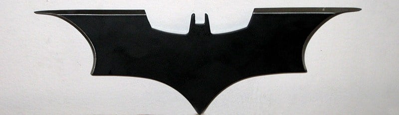 CUCHILLO INVENCIBLE COMBO 2 SHURIKEN BATMAN ESTRELLA LANZAMIENTO BATARANG AA85 ACERO - 3
