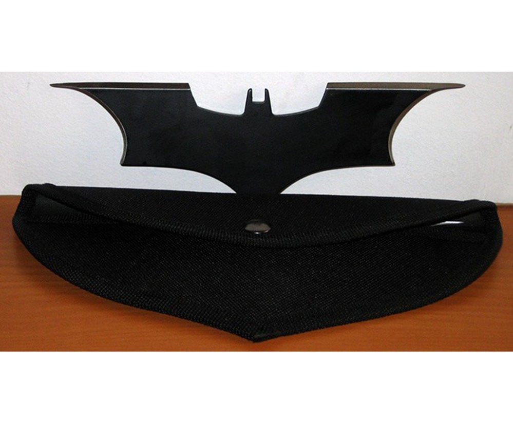 CUCHILLO INVENCIBLE COMBO 2 SHURIKEN BATMAN ESTRELLA LANZAMIENTO BATARANG AA85 ACERO - 6