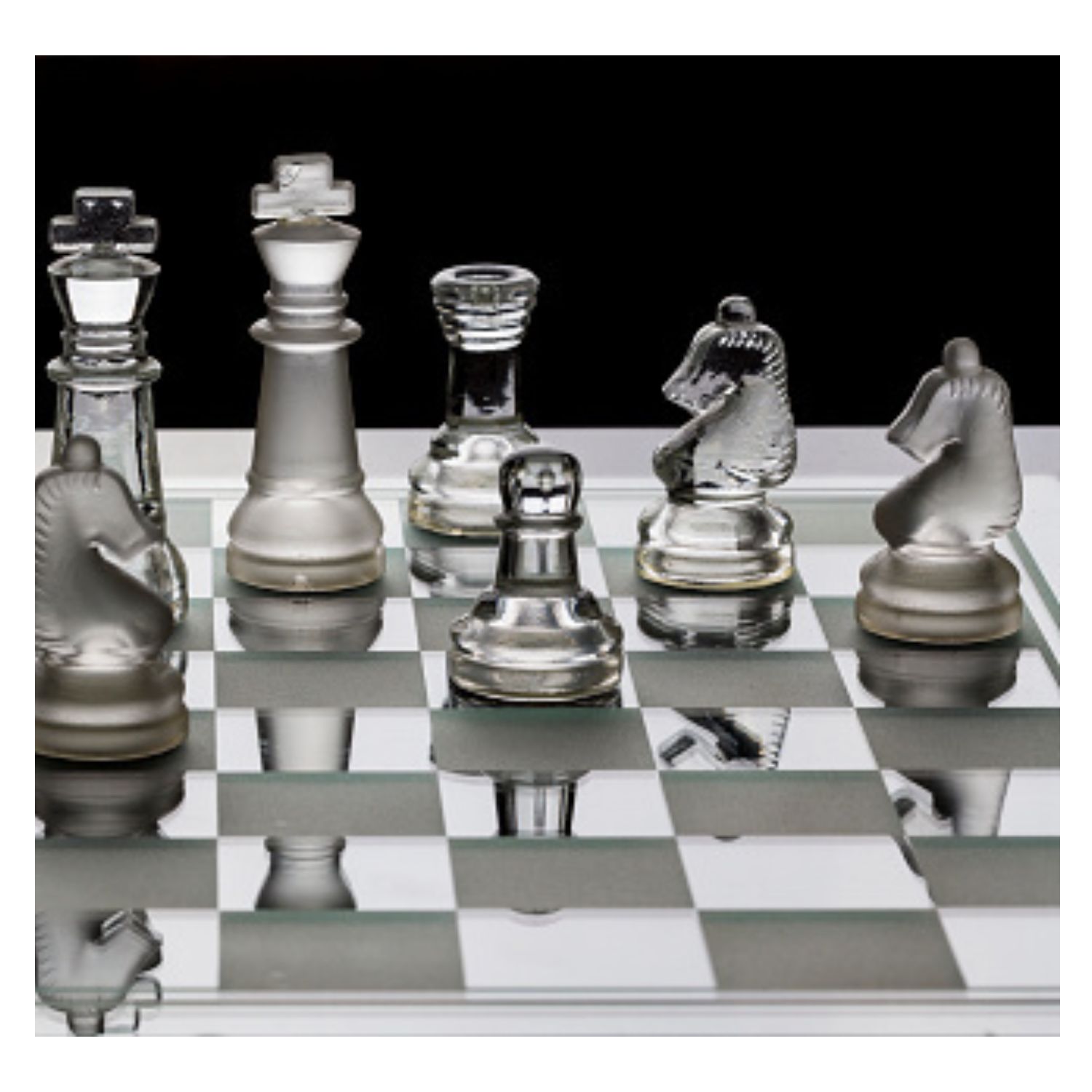 AJEDREZ INVENCIBLE JUEGO CRISTAL 25X25 CM NB82 - 4