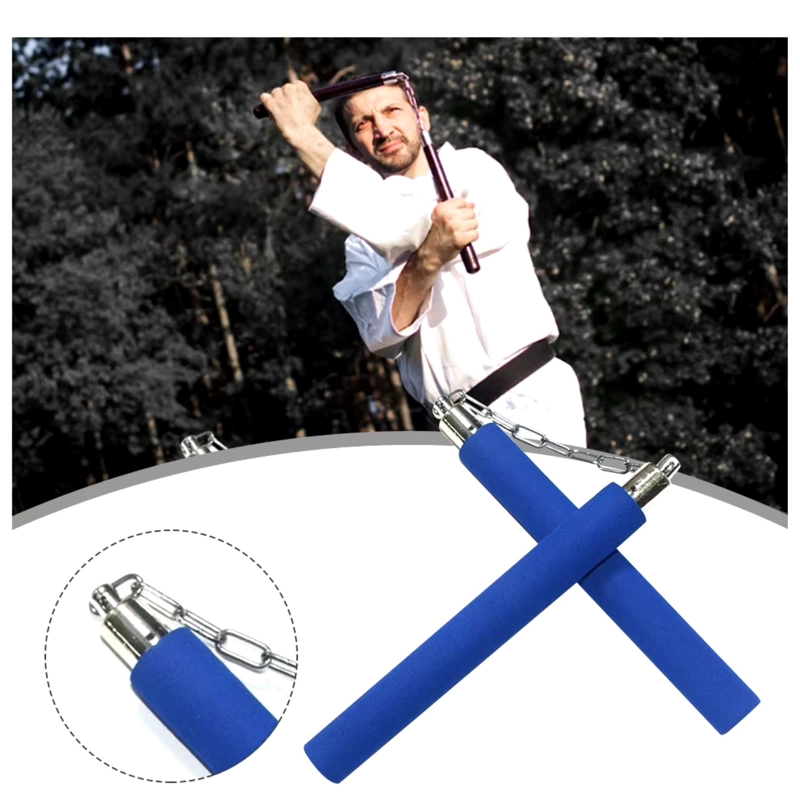 NUNCHAKU ENTRENAMIENTO PRACTICA GOMA EVA ARTES MARCIALES AP75 - 2