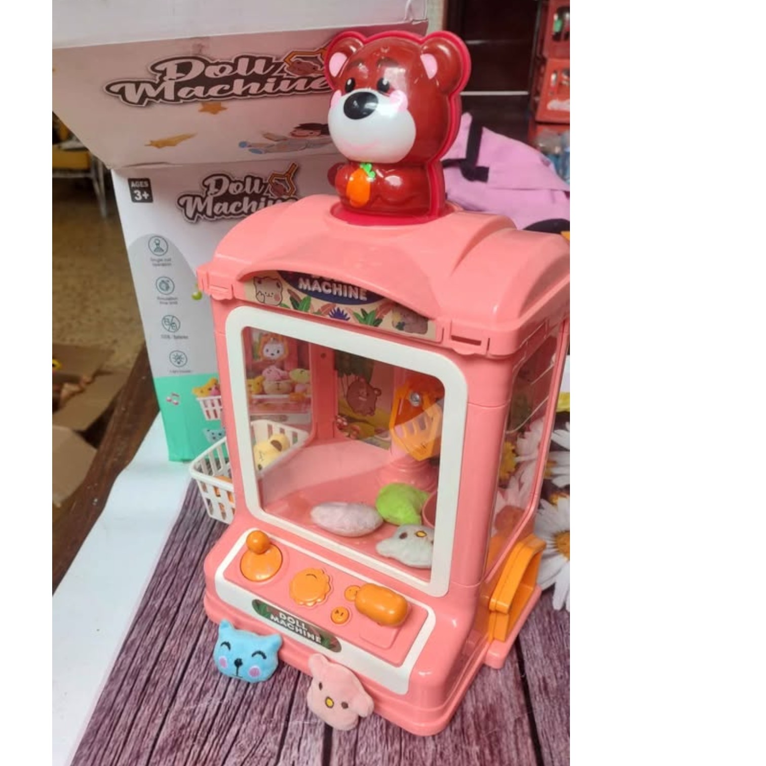 MAQUINA SACA PELUCHE GARRA KAWAII ATRAPA NC26 - 6