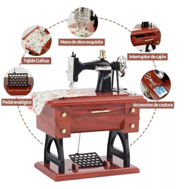 MAQUINA DE COSER MUSICAL CON MOVIMIENTO MINI NC35 - 2