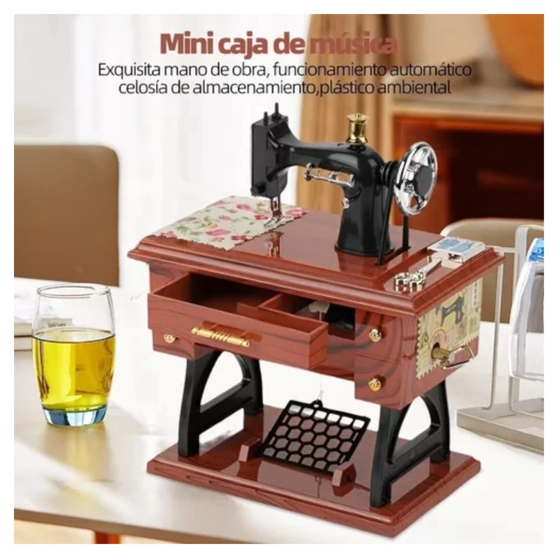 MAQUINA DE COSER MUSICAL CON MOVIMIENTO MINI NC35 - 6