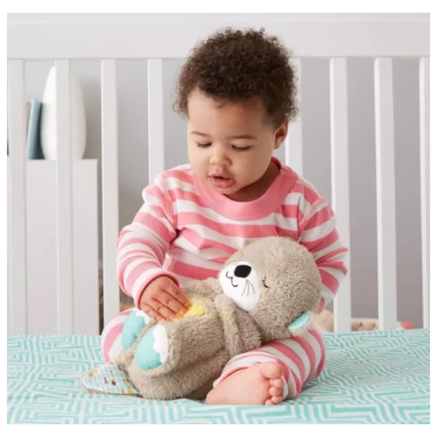 PELUCHE NUTRIA ANTI ESTRÉS RESPIRA SONIDO ILUMINACIÓN NC44 - 3