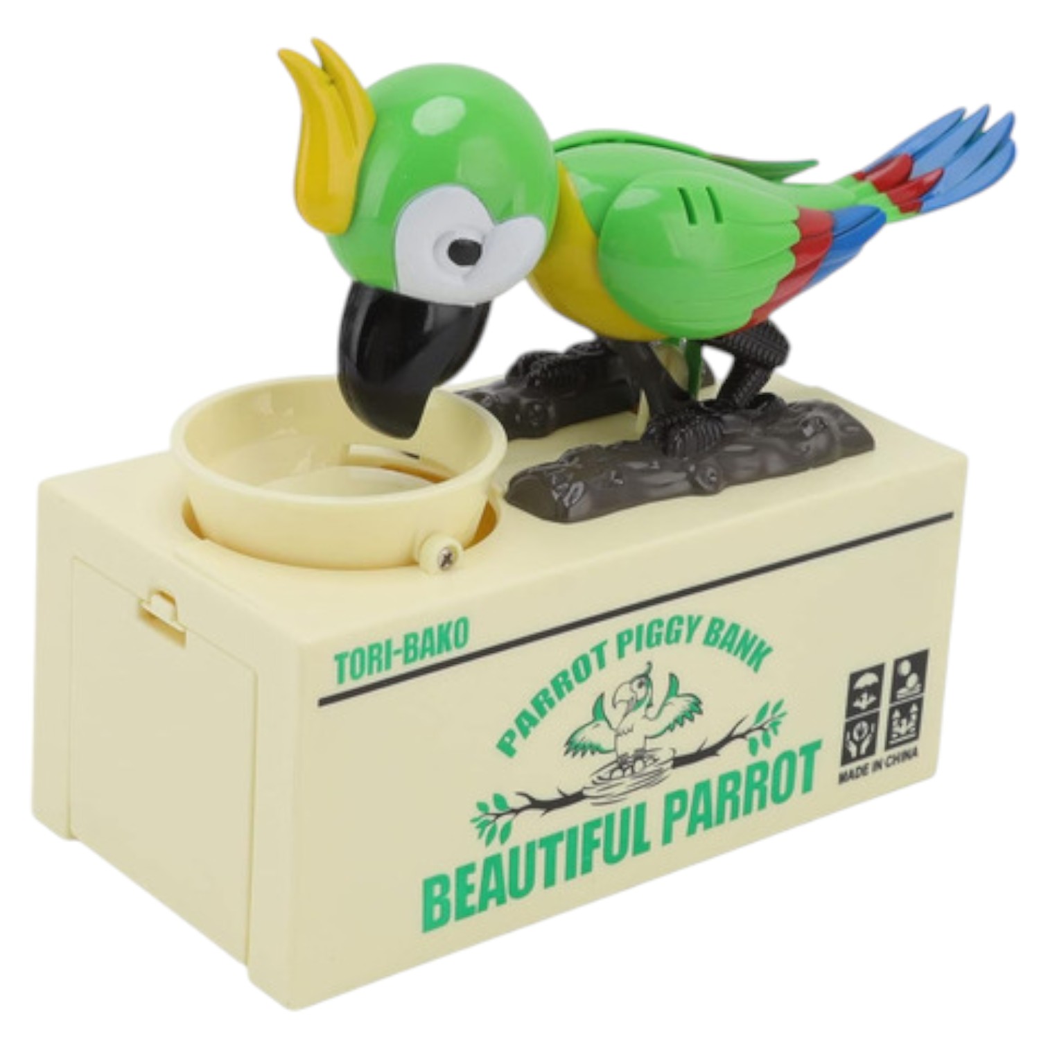ALCANCIA HUCHA LORO ATRAPA MONEDAS NC59 - 6