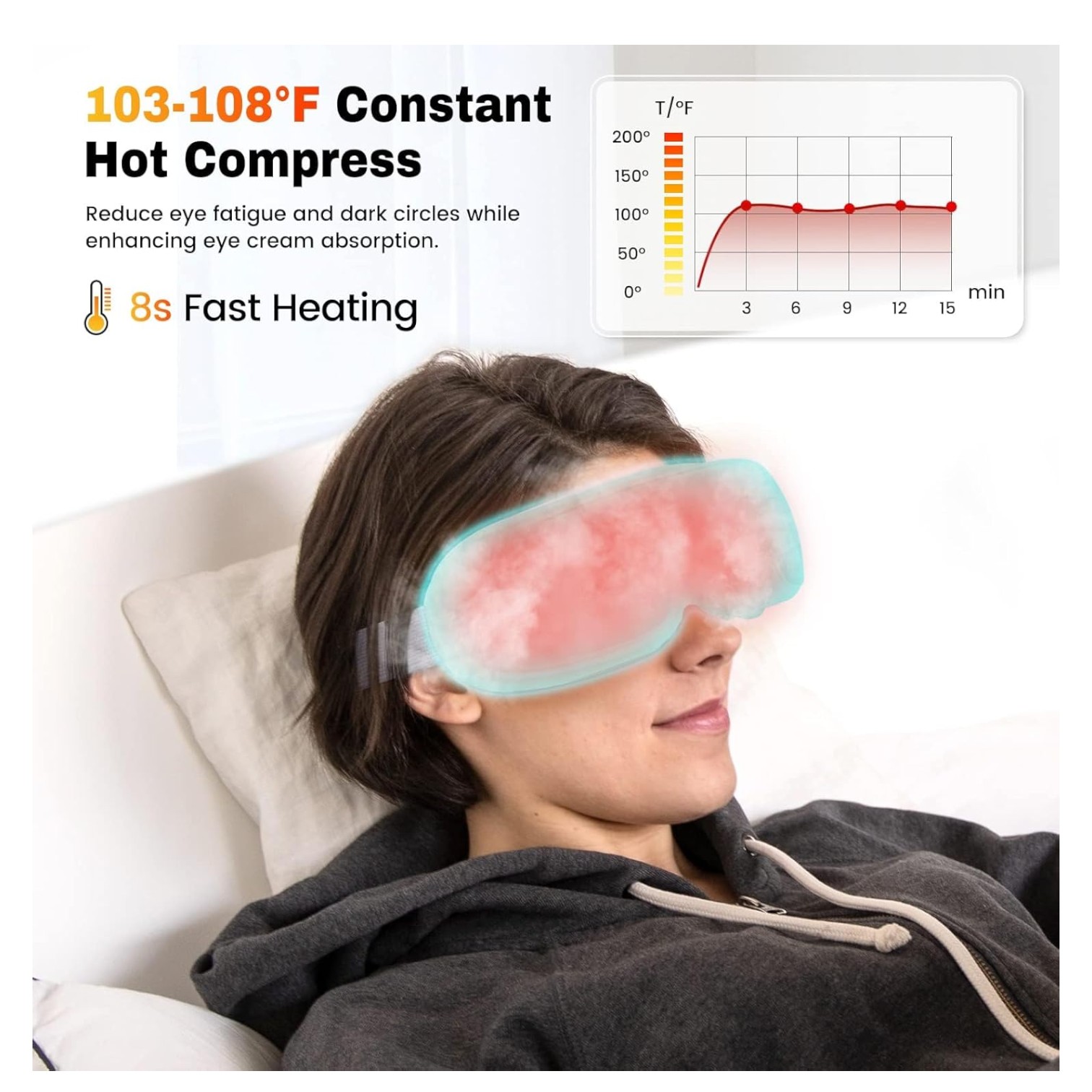 MASAJEADOR DE OJOS CON CALOR Y BLUETOOTH NC49 - 7