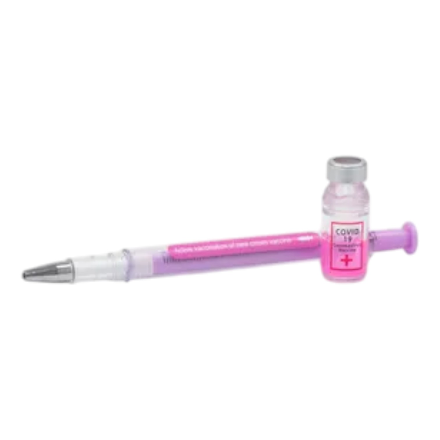 KIT 6 BOLIGRAFOS JERINGA LAPIZ GEL VACUNA LAPICERO NC60 - 6