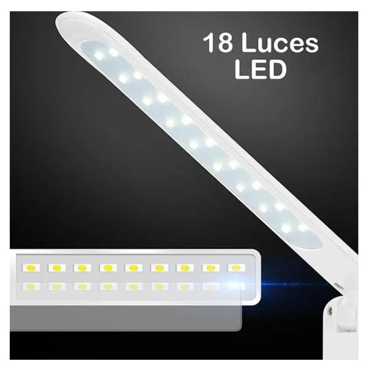LAMPARA ESCRITORIO MESA TACTIL LED USB TOUCH INALAMBRIC NA88 - 5