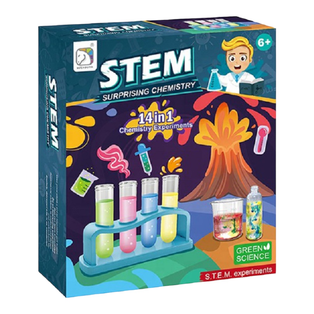 KIT STEM CIENCIA EXPERIMENTOS LABORATORIO NIÑOS AL89 - 1