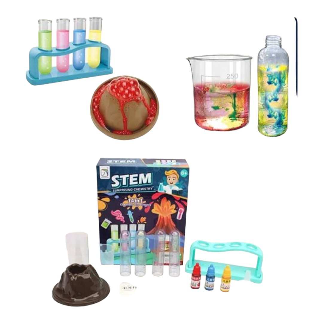 KIT STEM CIENCIA EXPERIMENTOS LABORATORIO NIÑOS AL89 - 4