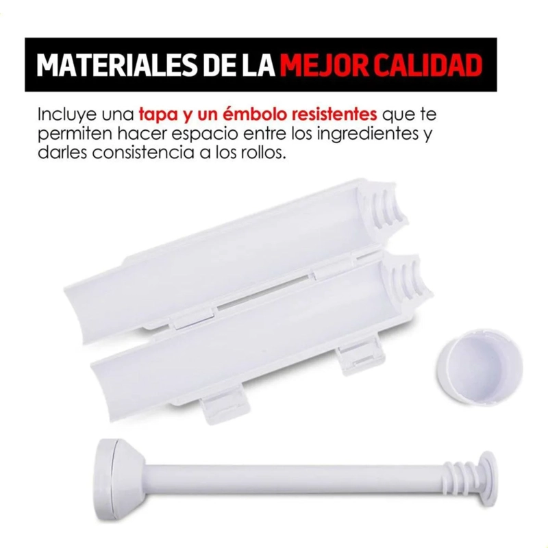 🍣MOLDE HACER SUSHI PRENSA ARROZ ROLLER HANDROLL ND06 - 5