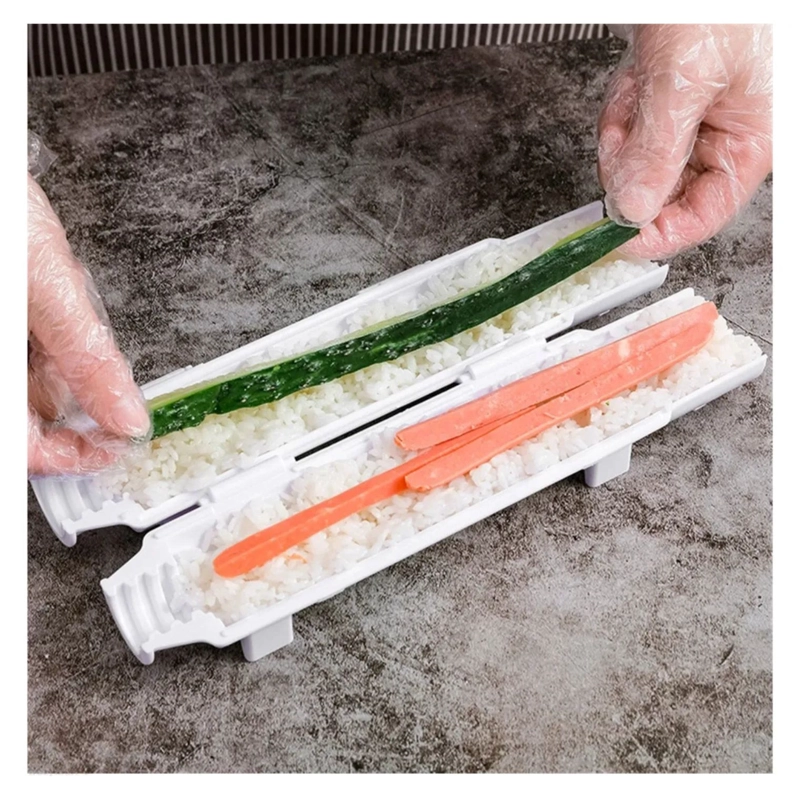 🍣MOLDE HACER SUSHI PRENSA ARROZ ROLLER HANDROLL ND06 - 8