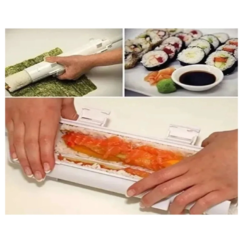 🍣MOLDE HACER SUSHI PRENSA ARROZ ROLLER HANDROLL ND06 - 9