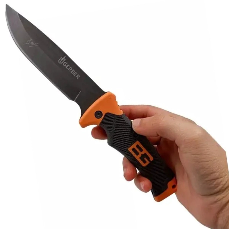 CUCHILLO FULL TANG B&G BG137 GRIS NARANJA ND33 - 3