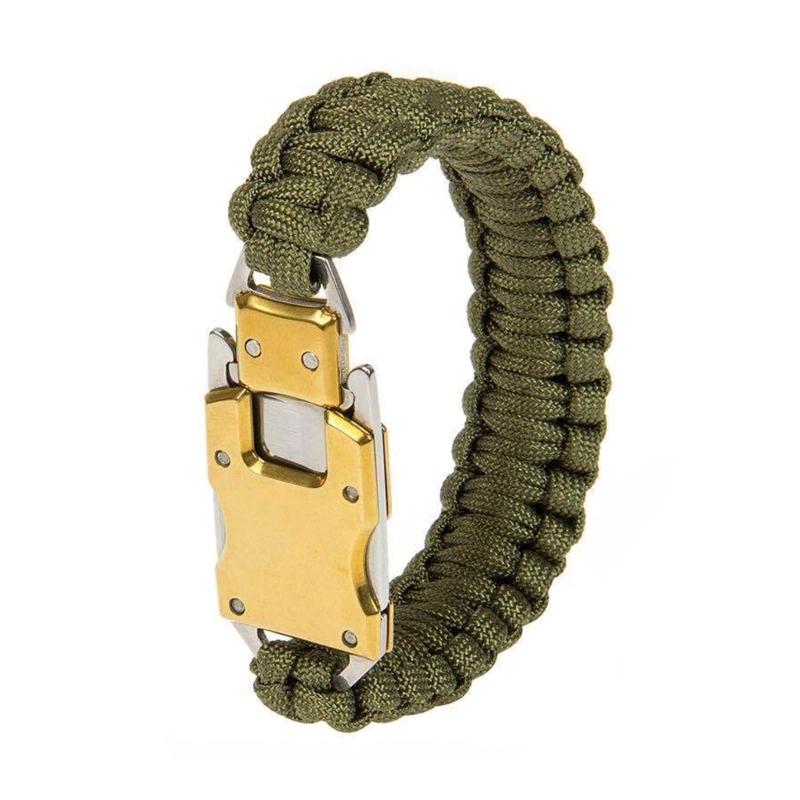 PULSERA SUPERVIVENCIA PARACORD MULTIHERRAMIENTA CUCHILLO - 3