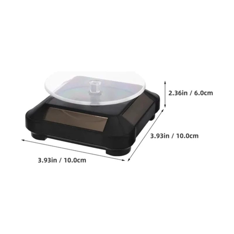 BASE GIRATORIA SOLAR EXHIBIDOR 360° JOYERIA RELOJES - 5